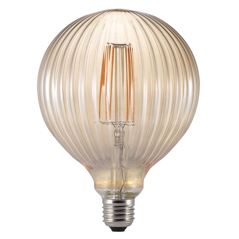 Nordlux E27 LED Leuchtmittel Avra Stripes Amber Globe 2W